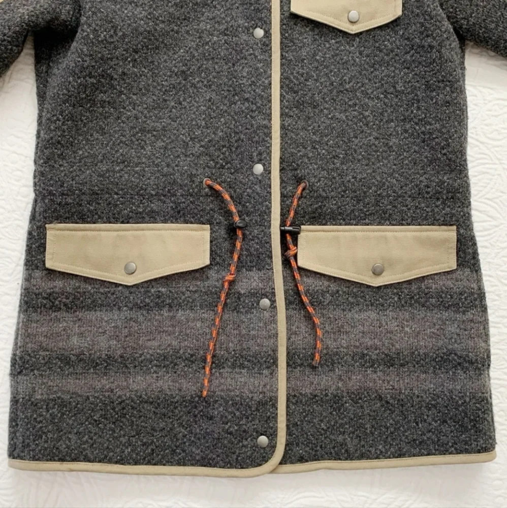 🔥RARE🔥 Patagonia Reclaimed Wool Parka Forge Gray Limited Edition 40th - Picture 5 of 16